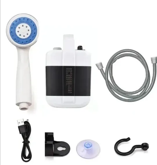 Купити Душ портативный, кемпинговый с помпой на аккумуляторе USB Travel shower 2200 мАг