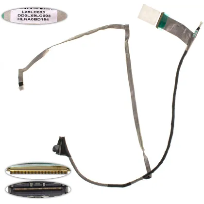 фото, Шлейф матриці для ноутбука HP (Pavilion: DV7-4000, DV7-5000), LED, роз'єм під камеру та Мікрофон (DD0LX7LC020)