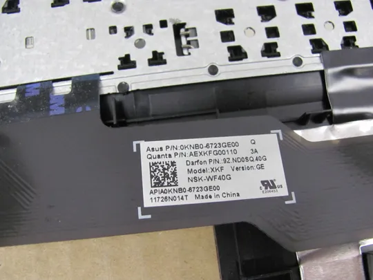 734-18 Кришка панель палмрест клавіатура 39XKFTCJNA0   для ASUS K541 X541 R541   оригінал в Україні