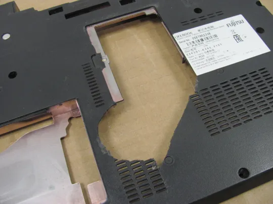 858-3  Кришка дно піддон корпуса  для FUJITSU LIFEBOOK  E754 E756 оригінал З аукціону