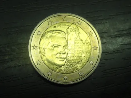фото, 2 євро Люксембург 2008 UNC Замок Берг