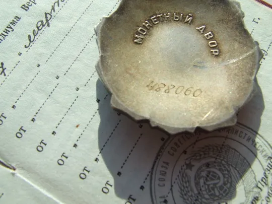 Орден Трудова слава 2 ст №9119 і 3 ст. 488060 +доки на Романова Л. наг. 1981 р. і 1988 р. Продаж