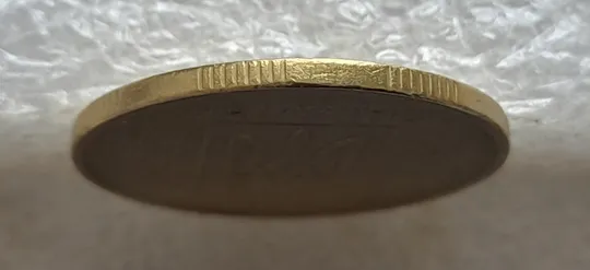 (2612) 50 копійок 1992 1ААс поворот (порушення соосності) (50 копеек 1992 1ААс брак сдвиг) Де купити