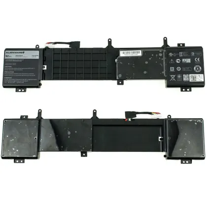 фото, Оригінальна батарея для ноутбука DELL 6JHDV (Alienware 17 R2, Alienware 17 R3, P43F) 14.8V 6000mAh 92Wh Black
