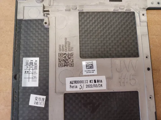 номер1051-6 корпус кришка 0TJP2V AQ3RH000112 з клавіатурою 0DYC5H PK33RH2A20  для Dell XPS 15 9500 9510 PRECISION 5550 5560 Палмрест корпус топкейс Верхня панель палмрест cover-C оригінал в Україні