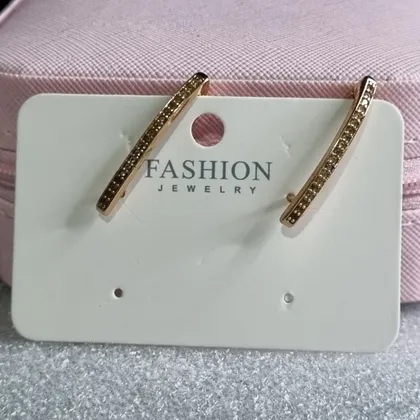 фото, Сережки з медичного золота