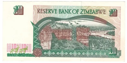 Купити 10 доларів 1997 року Зімбабве