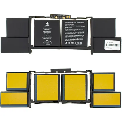 фото, Батарея для ноутбука Apple A1953 (A1990 Apple MacBook Pro 15 2018-2019year Touch Bar) 11.41V 83.6Wh Black