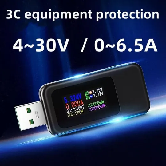 Купити Usb тестер 10 в 1 перевірка ємність
