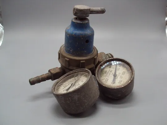 Газосварочный редуктор 1972 год ссср для газосварки №16020 Продаж