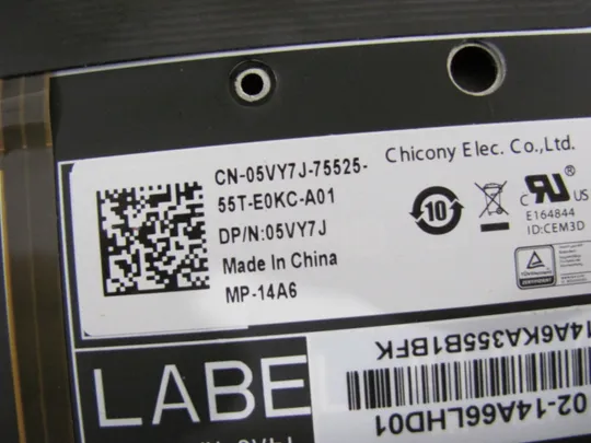 номер0245-62 клавіатура Клавіатура для ноутбука  Keyboard Клавіатура  з підсвіткою робоча 05VY7J  PK1316I2A12  для Dell XPS 13   9300 9343 9350 9360 P54G  оригінал Інтернет-аукціон