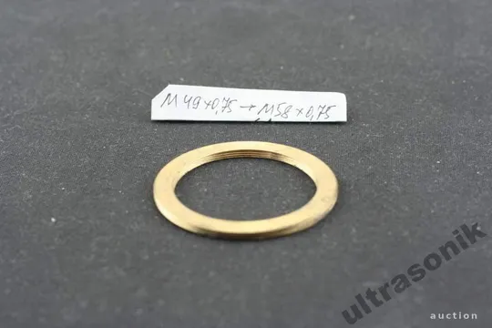 металлический увеличивающий адаптер с посадочной резьбой 49-58мм. Ціна