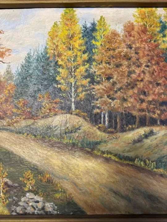 Купити Картина Ю.С.Чаплінський. Краєвиди Мирополя. Дорога на Вільху. 1977р.
