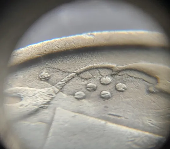 (7431) 50 копійок 1992 1АГм розшарування на реверсі (борозда) (50 копеек 1992 брак) Де купити