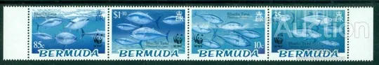 Купити Бермудские о-ва-Рыбы-Тунцы-2004.Чистый полный красивый комплект.  MNH.