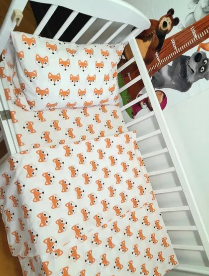 фото, Дитяча постіль "Лисички"
