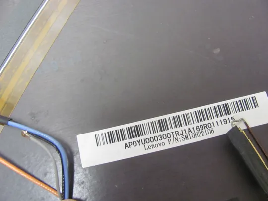номер0937-6 кришка матриці Кришка дисплея Тильна кришка Корпус матриці Задня кришка AP134000110  AP0YU000300 зі шлейфом для Lenovo ThinkPad  T460s T470s  оригінал Характеристики