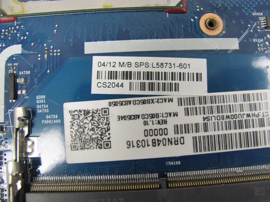 номер0136-43 материнська плата,Mainboard,Материнка,Основна плата,Системна плата,Плата системи 6050A3028501 L58731-601 SRFFX i5-8265U для HP ProBook 650 G5  оригінал Характеристики