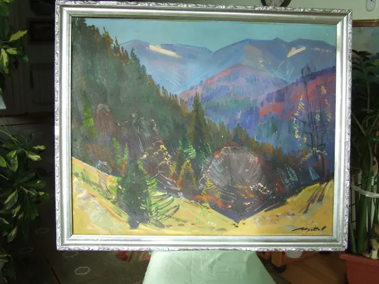 Закарпатская школа  Шутев И   раз.  85х70 см.     также много другого. З аукціону