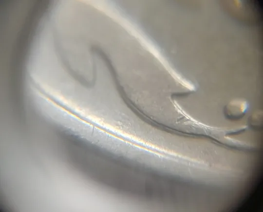 (7911) 50 копійок 1992 1ААм поворот + зминання на реверсі (50 копеек 1992 брак сдвиг) Продаж