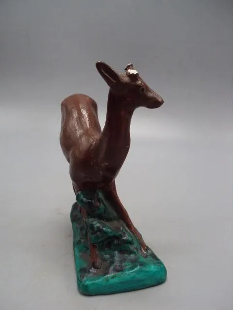 Фигура фарфор статуэтка олень ссср высота 13,8 см под реставрацию №14019 Продаж