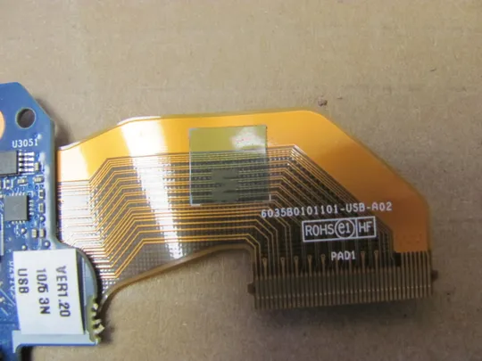 номер0919-5 Плата USB VGA 6050A2638201 6050A2559201 6050A2644201 зі шлейфом 6035B115401 6035B0101101 для HP EliteBook 745 840 G1 G2 оригінал Недорого