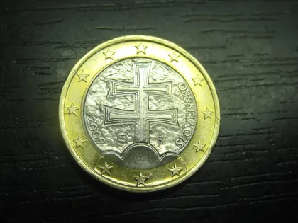 фото, 1 євро Словаччина 2009 UNC