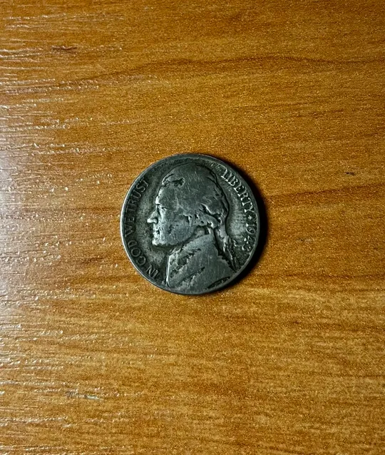 Nickel Five Cent 1943 P JEFFERSON Monticello USA Liberty Coin. З аукціону