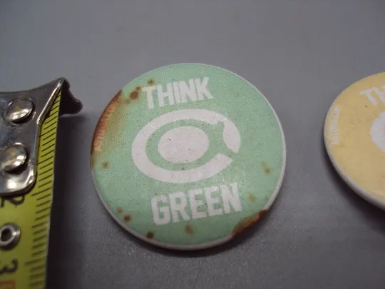 Купити Знак круглый Think green, Think slow, Think clean astoria лот 3 шт №17002