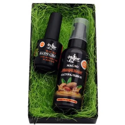 Купити Набор косметики Mayur Масло миндальное 50 мл + Масло для кутикул 15 мл (2200160407086)