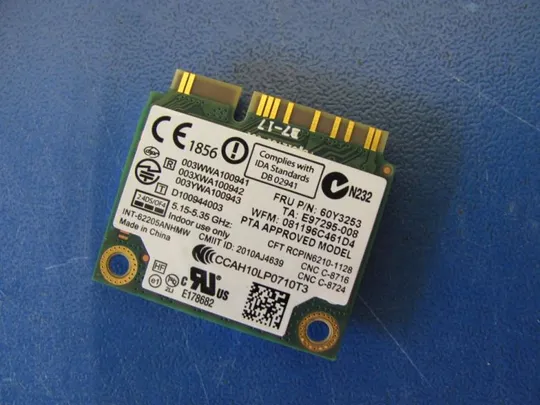 Купити №44-6 Модуль Wi-Fi Intel Centrino Advanced-N 6205 62205ANHMW для LENOVO THINKPAD X220 X230 оригінал