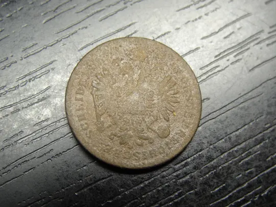 Купити 1 крейцер 1860 B Австро-Угорщина