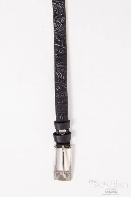 Купити Женский кожаный ремень, черного цвета, 196R15Y0W1