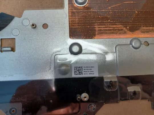 номер1058-24 комплектуюче кріплення клавіатури 0F8N1D  для Dell Alienware 17 R4 R5  оригінал З аукціону