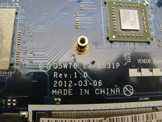 номер0328-3 материнська плата Mainboard Материнка Основна плата Системна плата Плата системи Laptop motherboard мамка  ноутбучна плата  Q5WT6 LA-8531P для Acer Aspire E1-521, Q5WT6 оригінал Продаж