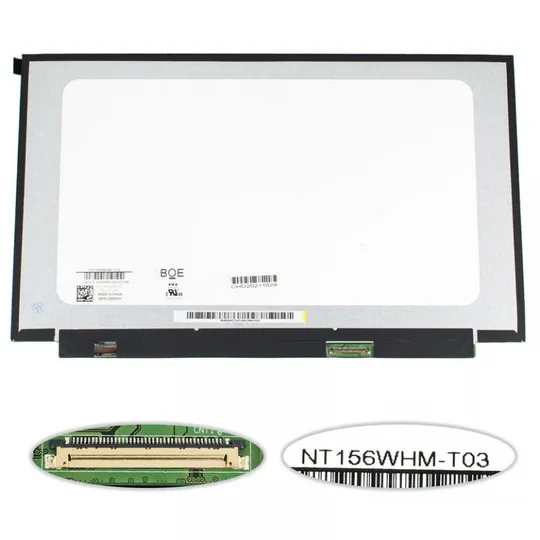 Матрица 15.6" NT156WHM-T03 touch (1366*768, 40pin(eDP), LED, SLIM(без планок и ушек), глянец, разъе Ціна