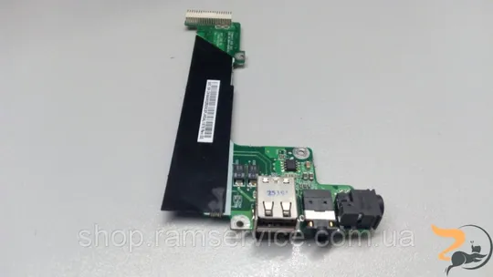 Роз&#039;єм живлення + Usb плата, АУДІО роз&#039;єм, для ноутбука Samsung X20, NP-X20 I, BA96-02529A, б/в Ціна