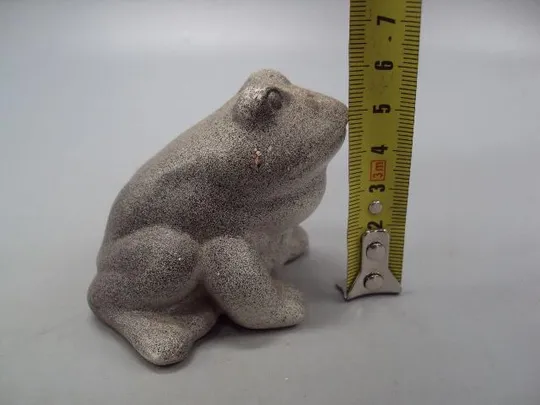 Фигура керамика статуэтка миниатюра жаба лягушка жабка высота 5,7 см №10574 Інтернет-аукціон