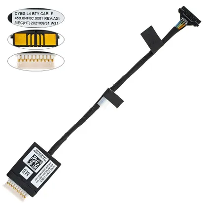 фото, Шлейф для підключення акумулятора DELL (3420,3520, E3420, E3520) 450.0NF0C.0001