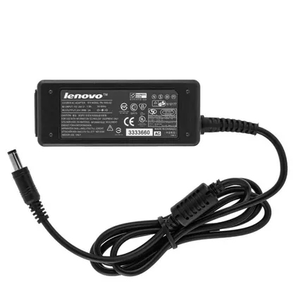 фото, Блок питания для ноутбука LENOVO 20V, 2A, 40W, 5.5*2.5мм, 3 hole, прямой разъём, black (без кабеля!