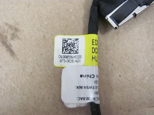 номер0674-12 шлейф 06W55N DC02C00LD00 для Dell  XPS 15 7590 For Precision 5540 M5540  оригінал Продаж