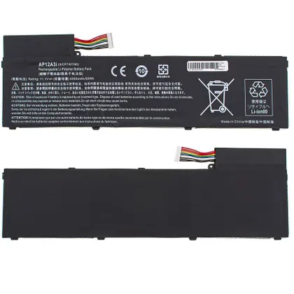 фото, Батарея для ноутбука ACER AP12A3i (Aspire: M3-481, M3-581, M5-481, M5-581 ) 11.1V 4500mAh Black