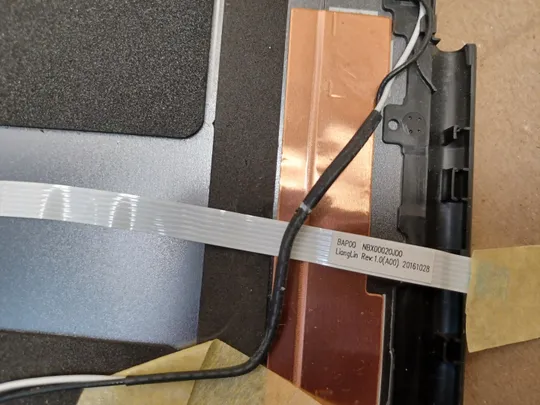 номер1058-1 кришка матриці P0CTXNJ AM1Q7000411 для  Dell Alienware 13 R3 Кришка дисплея Тильна кришка Корпус матриці Верхня кришка matrix cover Top Case LCD Cover Rear Lid Back Cover Housing Cabinet оригінал в Україні