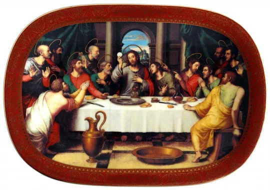 Купити Ікона на порцеляні Тайна Вечеря 1995 г Germany 9237