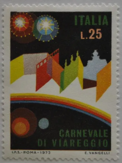 фото, Италия карнавал в Виареджо 1973 MNH