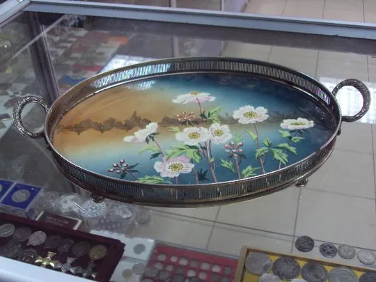 поднос старинный винтажный Ціна