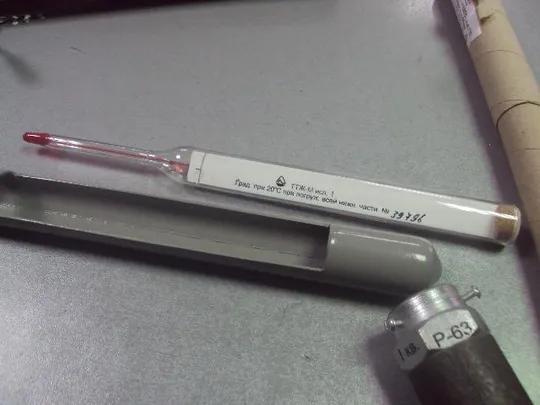 термометры жидкостные ТТЖ-М с оправкой и наконечником р-63 новый №10325 З аукціону