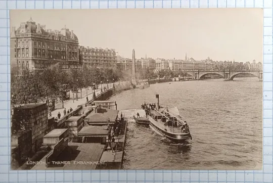 Поштова картка Набережна Темзи, Лондон, Англія поч. ХХ ст. uS15 Ціна