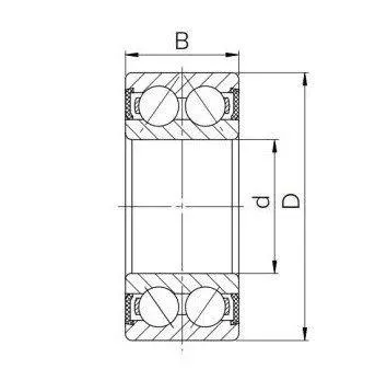 подшипник 3056207 (bearing 3207 2RS) двухрядный радиально-упорный однорядный шариковый ГПЗ-3 ГОСТ 42 З аукціону