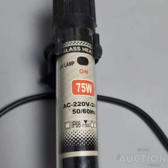 Акваріумний водонагрівач 75w З аукціону